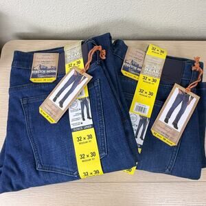 Urban Star NWT Mens Stretch Regular Fit Weatherproof Fleece Lined Jeans 32 x 30